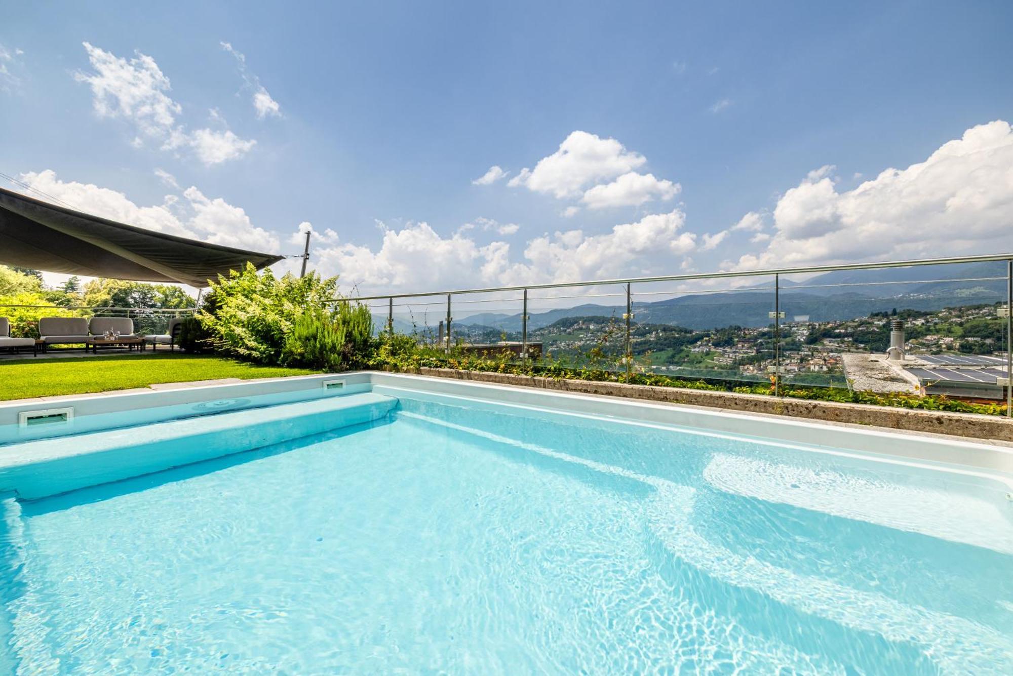 Villa Girandola With Private, Heated Pool Lugano Exterior photo