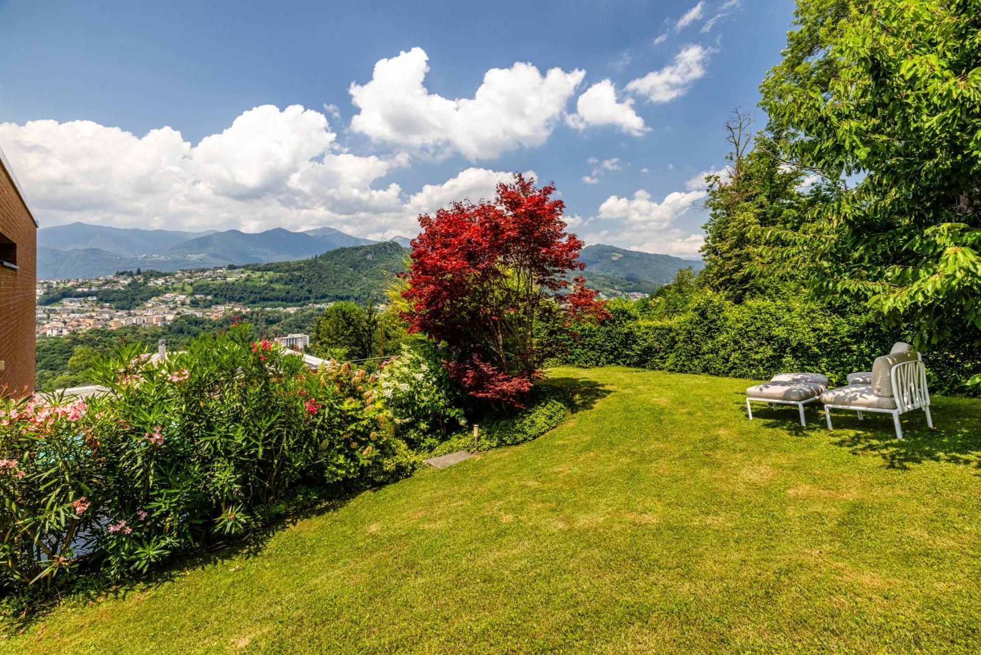 Villa Girandola With Private, Heated Pool Lugano Exterior photo
